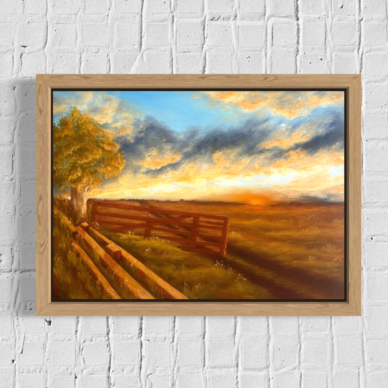 Sunburnt Fields (print)