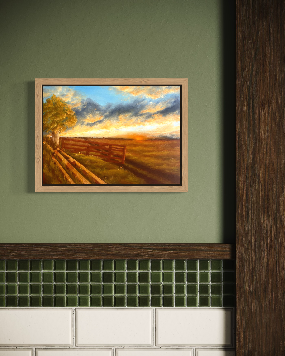 Sunburnt Fields (print)