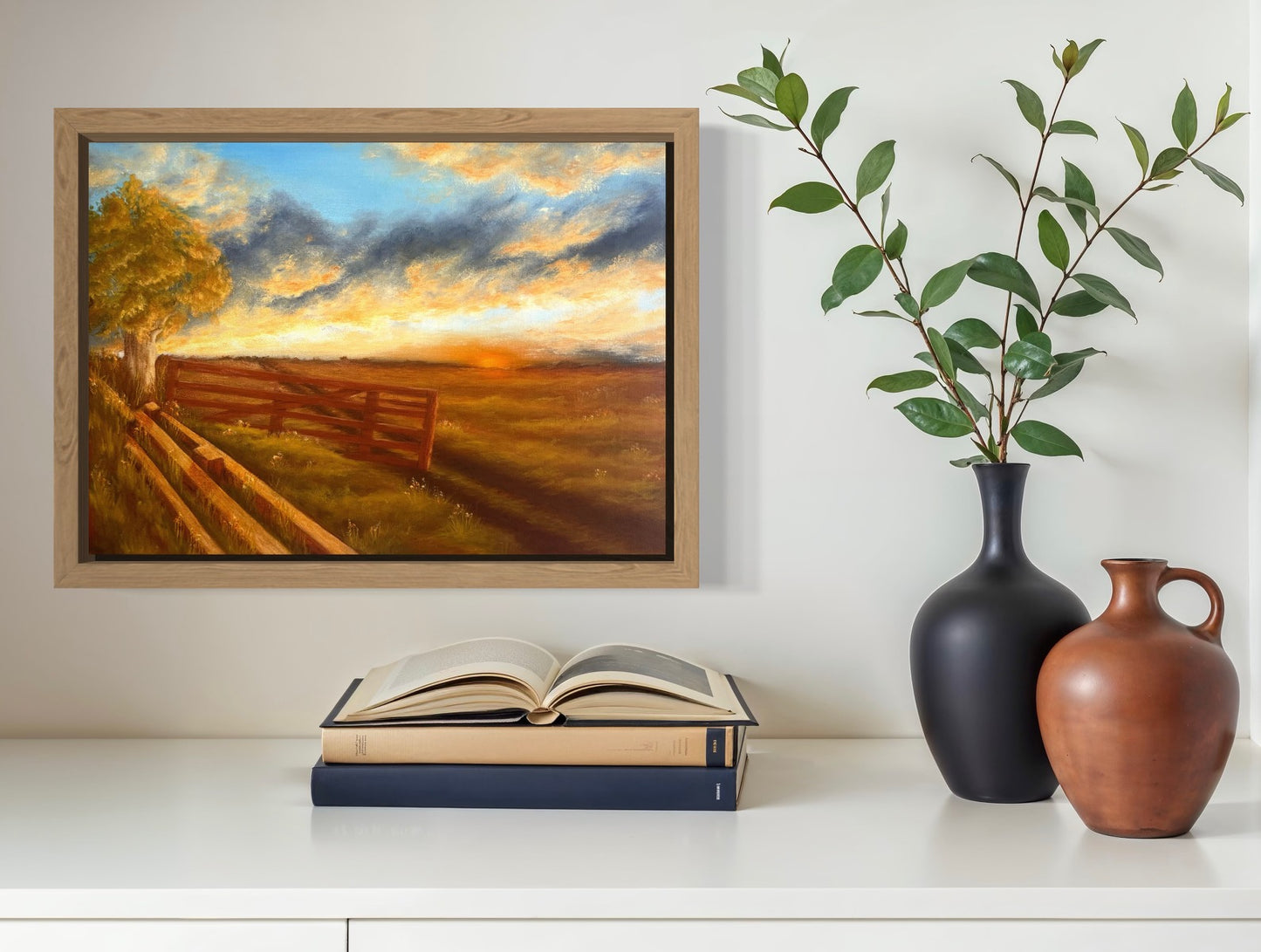 Sunburnt Fields (print)